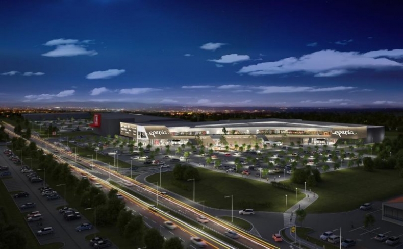 Nové obchodné centrum EPERIA otvorí podľa plánu už túto jeseň.