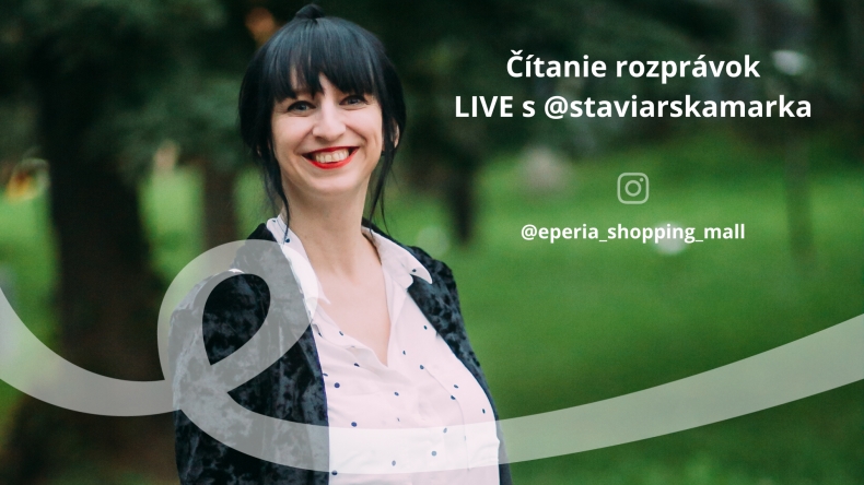 Čítanie rozprávok LIVE priamo z EPERIA Shopping Mall
