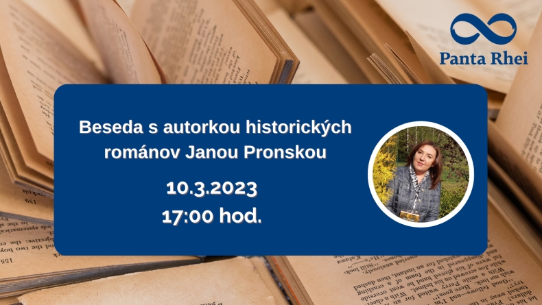 Beseda s autorkou historických románov Janou Pronskou